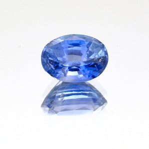 Sapphire earrings (2 blue sapphires, unheated )